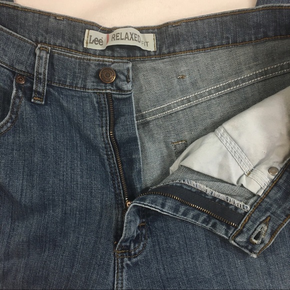 Vintage Lee Relaxed Fit Straight Leg Jeans 34x32 - Picture 10 of 14